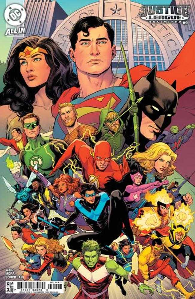 Justice League Unlimited (2025) #9 Cover D Travis Moore Card Stock Variant (We Are Yesterday)