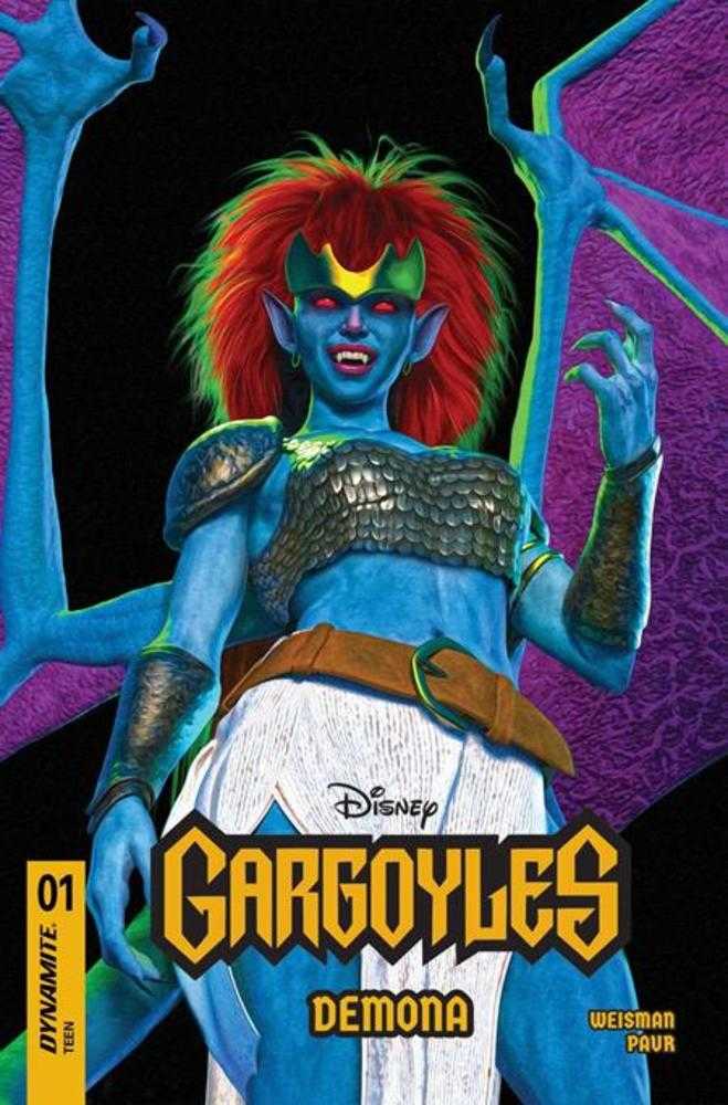 Gargoyles Demona #1 Cover S Mark Spears Black Background FOC Bonus Variant