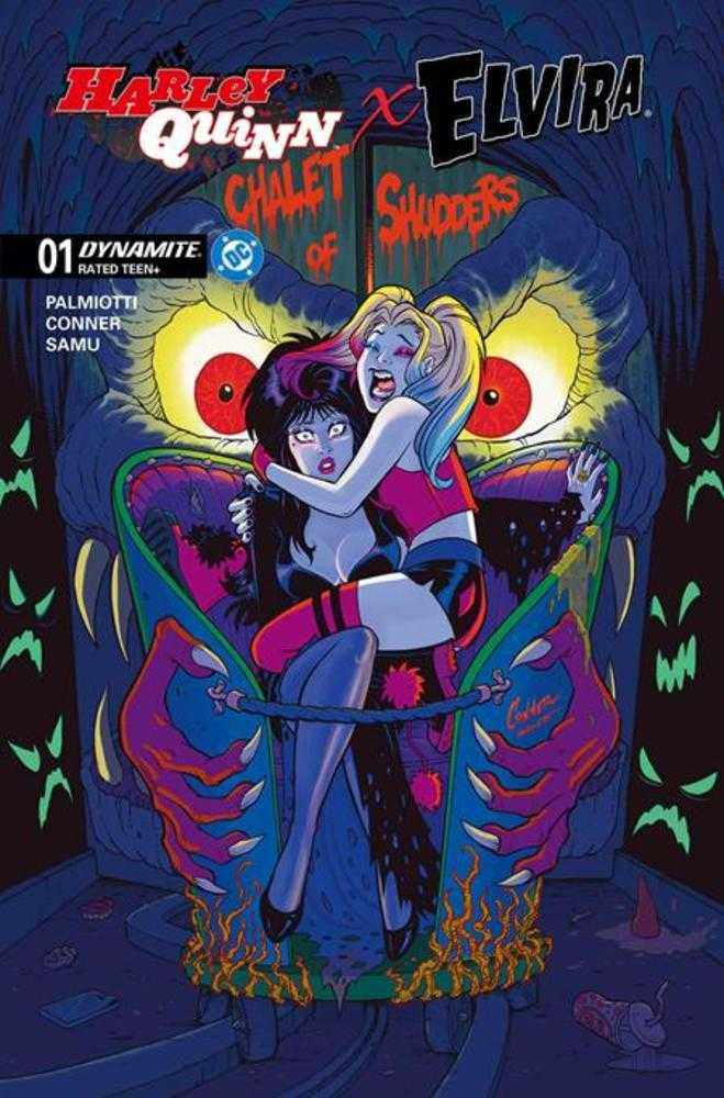 Harley Quinn X Elvira #1 Cover M (1:10) Amanda Conner Original Variant