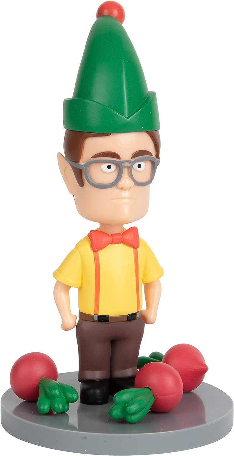 SCS Direct The Office Dwight Schrute Elf Garden Gnome, 8"