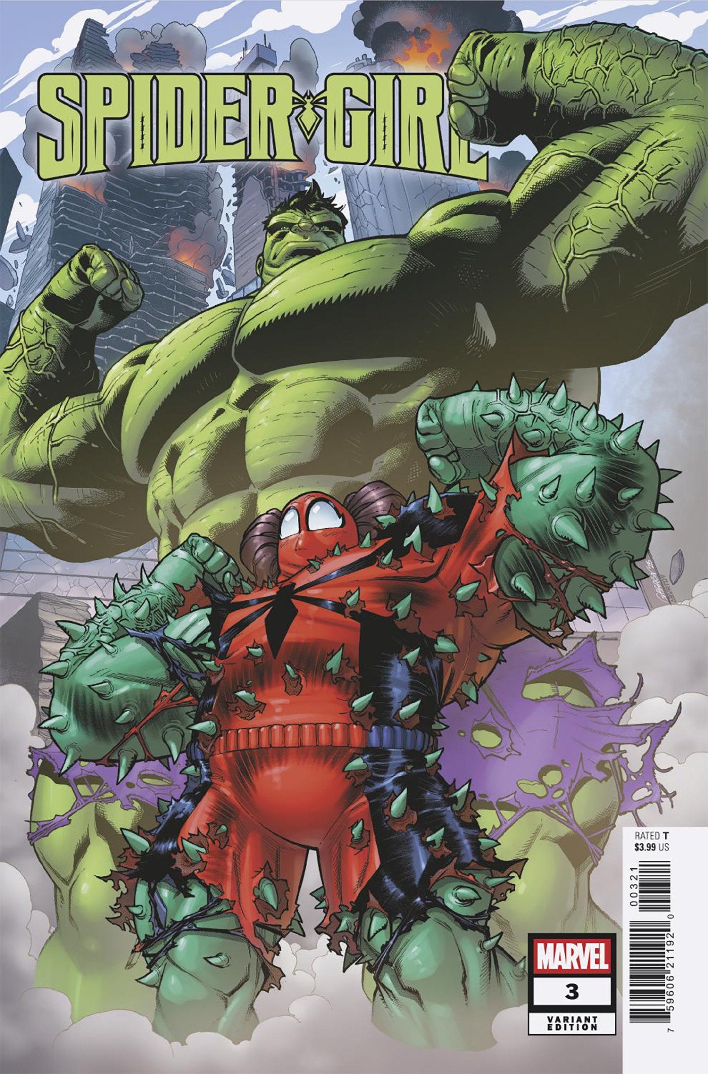 Spider-Girl (2025) #3 Javier Garron Spider-Girl Funhouse Mirror Variant