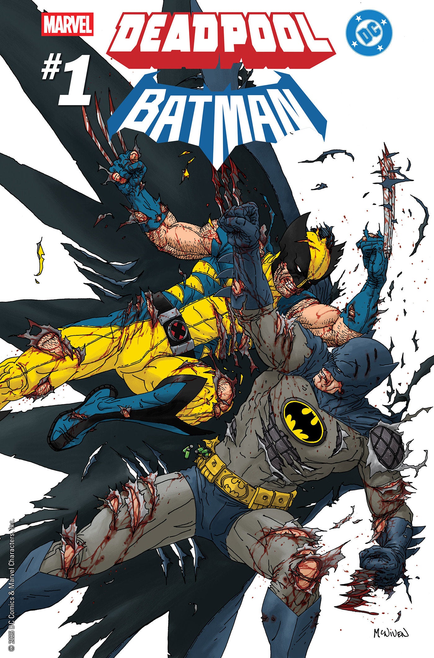 Marvel/DC: Deadpool/Batman #1 Steve Mcniven (1:25) Variant (PRE-ORDER)