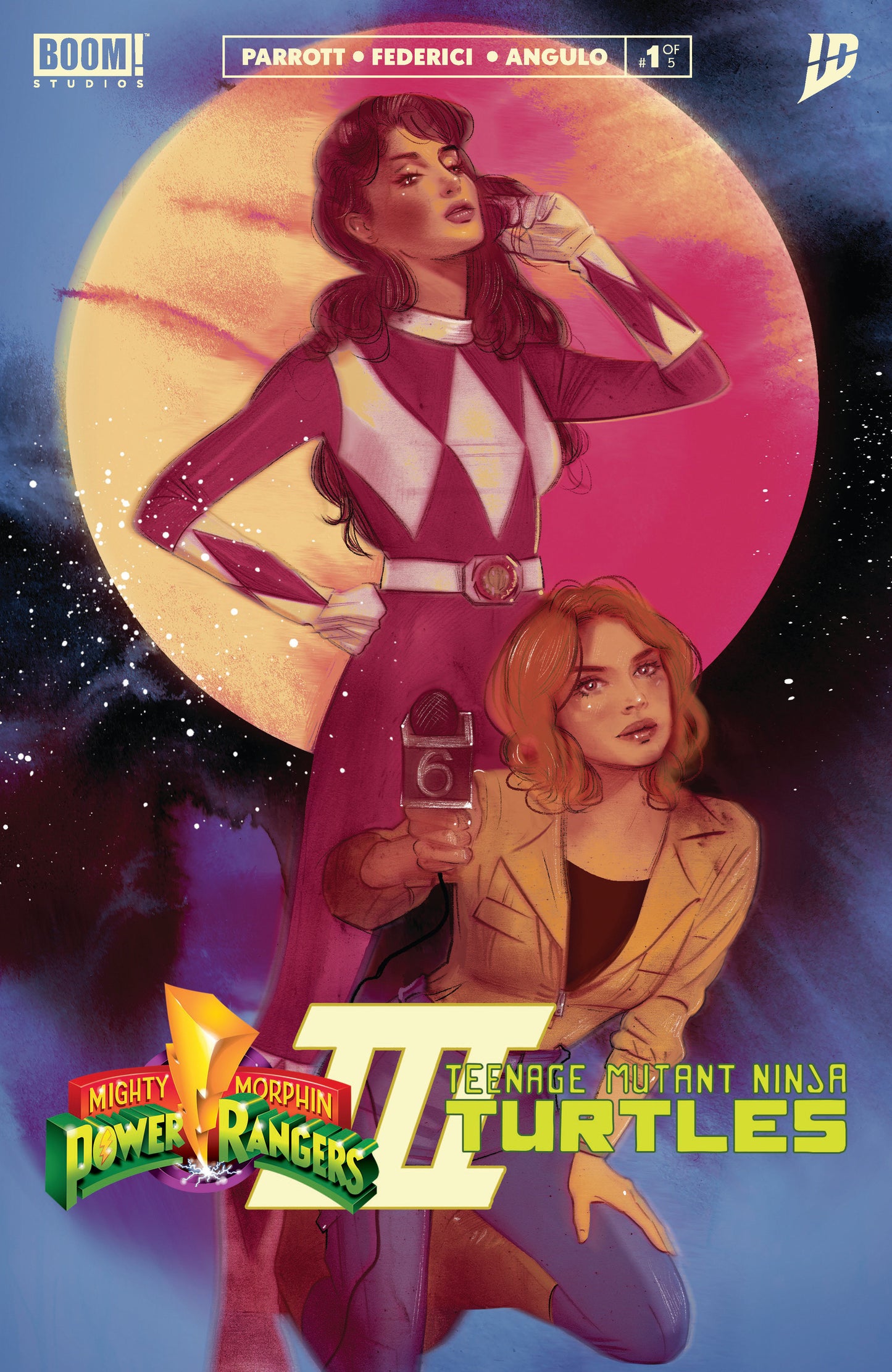 Mighty Morphin Power Rangers Teenage Mutant Ninja Turtles III #1 C Boom 20th Anniversary Variant (Dressed, Lotay)