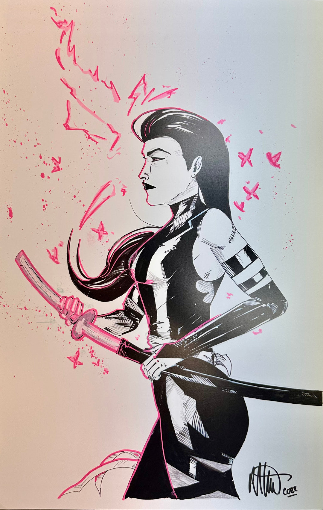 Bobby Cozzillio: Psylocke - Fine Art Print
