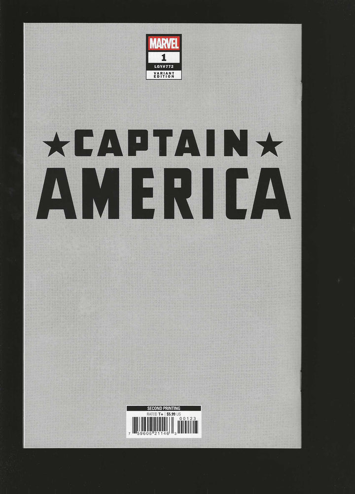 Captain America (2025) #1 Variant (2nd Print) John Romita Jr. (1:25) Virgin Inks Edition NM-