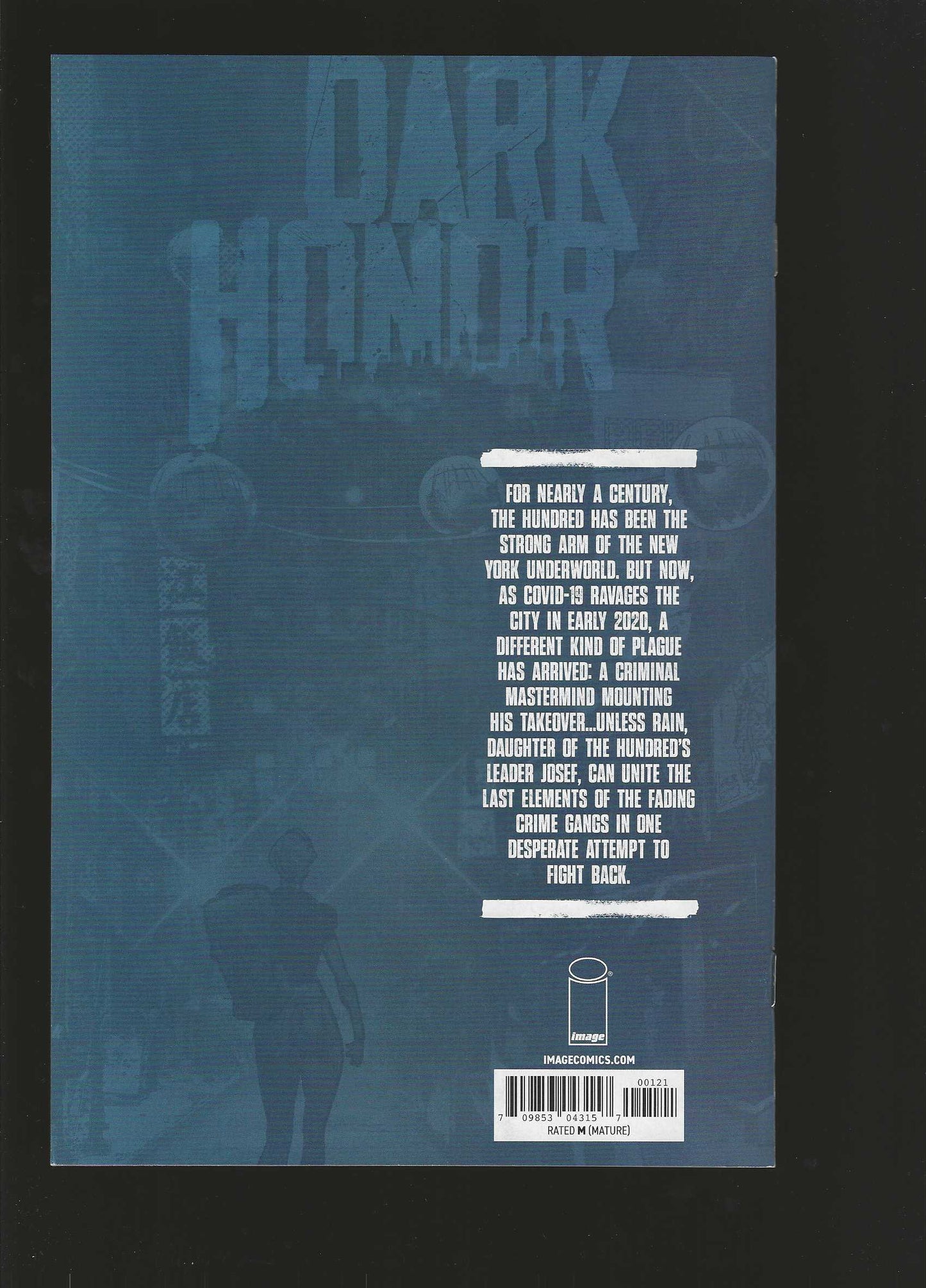 Dark Honor #1 (Of 5) Cover B (1:10) Fico Ossio Black & White Variant