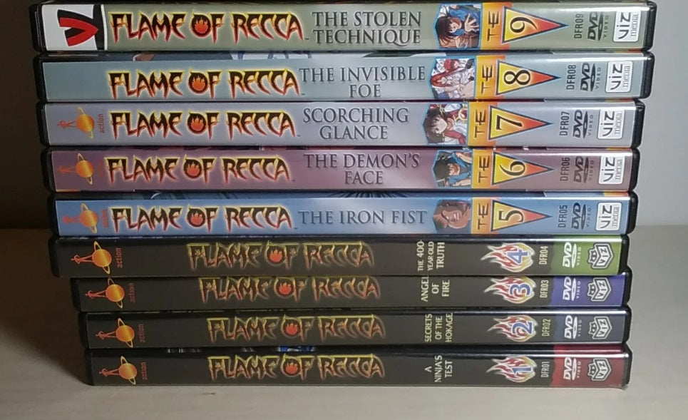 Flame of Recca 1-9 (DVD) ~Previously Viewed~