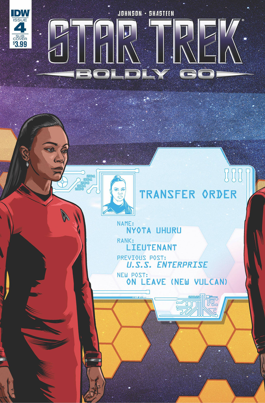 Star Trek Boldly Go #4 Subscription Variant <BINS>