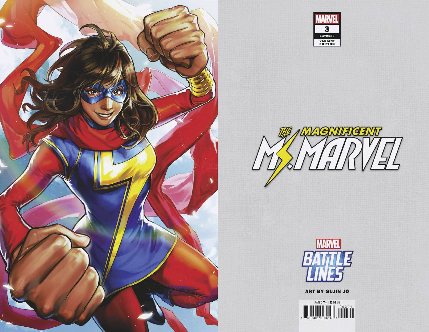 Magnificent Ms Marvel #3 Sujin Jo Marvel Battle Lines Variant <BINS>