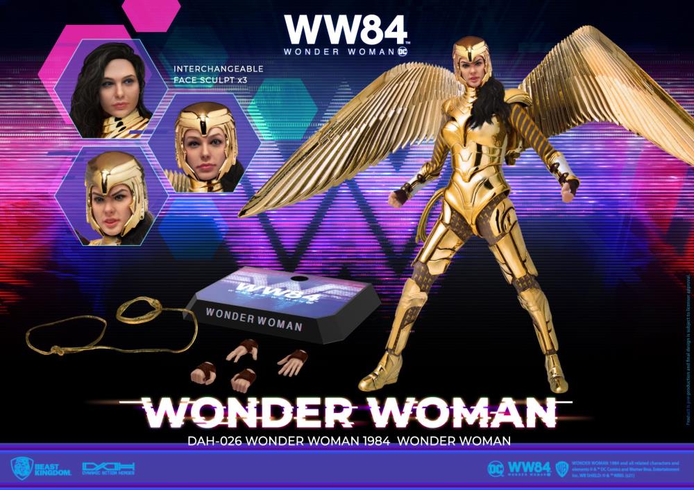 Wonder Woman 1984 Dah-026 Dynamic 8-Ction Golden Armor Action Figure