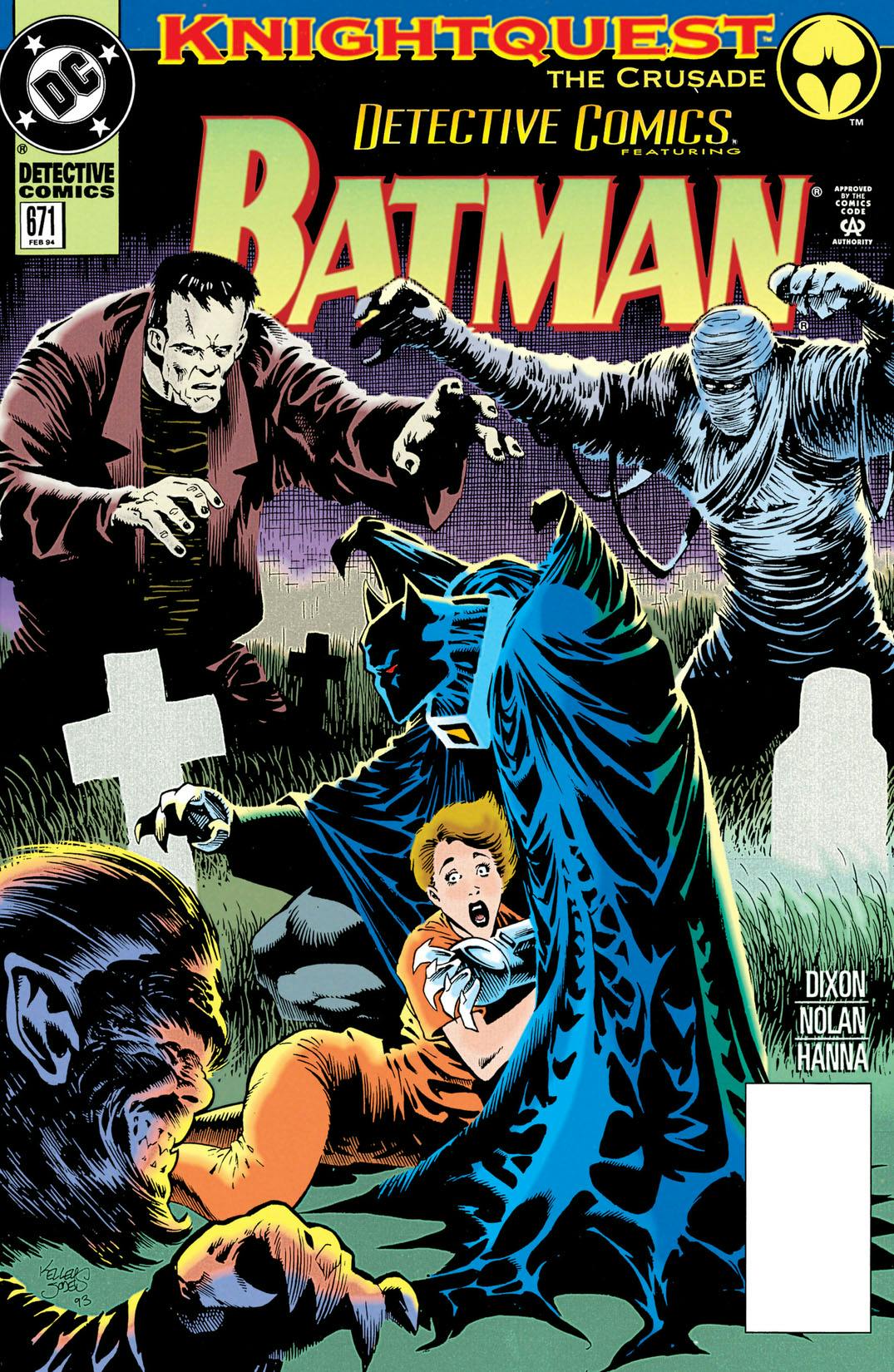 Detective Comics #671 [Knightquest The Crusade] <C-BINS>