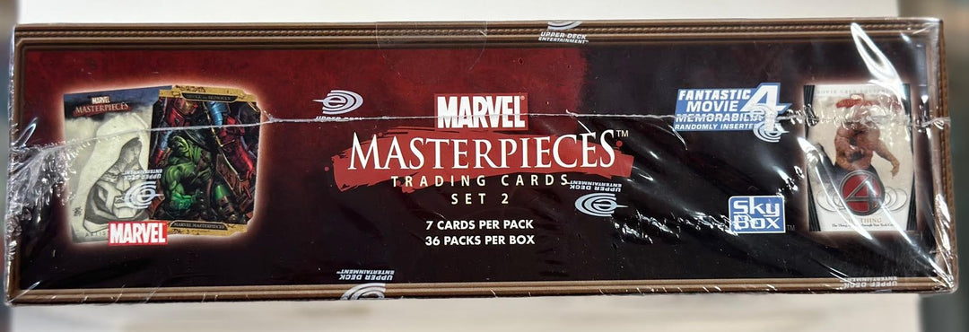 Marvel Masterpieces: Trading Cards Set 2 Box (FACTORY SEALED)(02041/18000)
