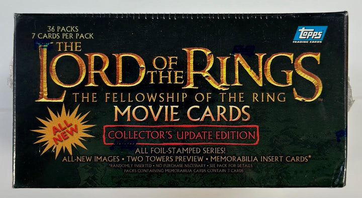Lord of the Rings: The Fellowship of the Ring Movie Cards (Collector's Update Edition) Factory Sealed
