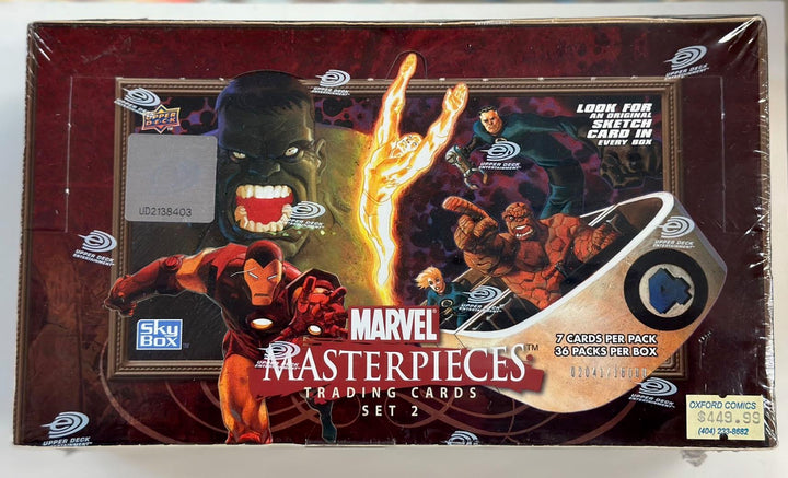 Marvel Masterpieces: Trading Cards Set 2 Box (FACTORY SEALED)(02041/18000)