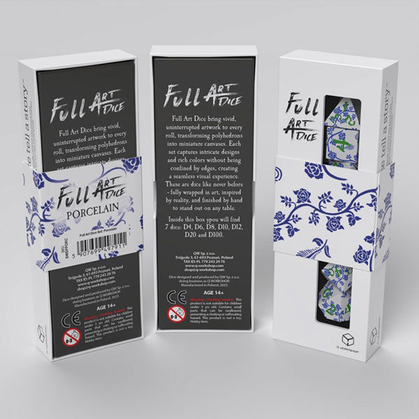 7-Die Set Full Art: Porcelain