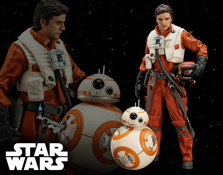 Star Wars ArtFX+ Poe Dameron & BB-8 Statue Set (The Force Awakens)