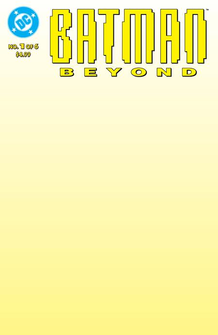 Batman Beyond (1999) #1 Facsimile Edition Cover B Blank Card Stock Variant