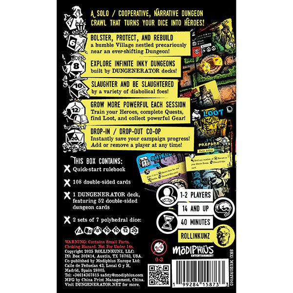 The DUNGENERATOR: DIE in a Dungeon (2026)
