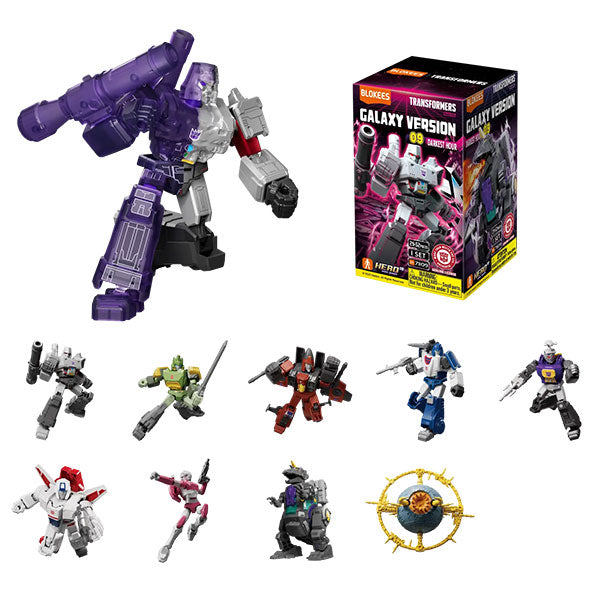 Transformers Blokees: 4-inch Galaxy Model Kit - GV09 Darkest Hour Display (1 Blind Box)