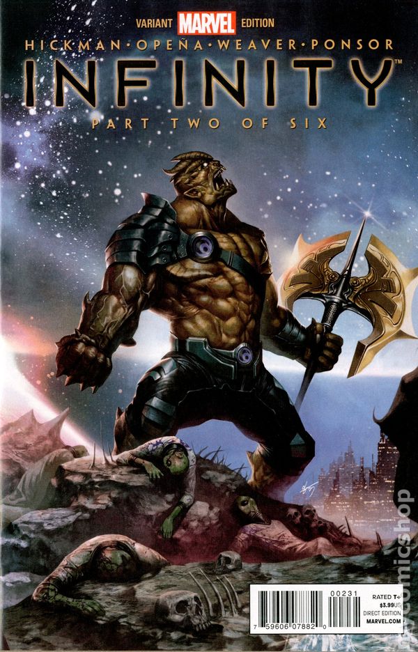 Infinity #2 (Of 6) Variant (1:75) Generals Lee Edition