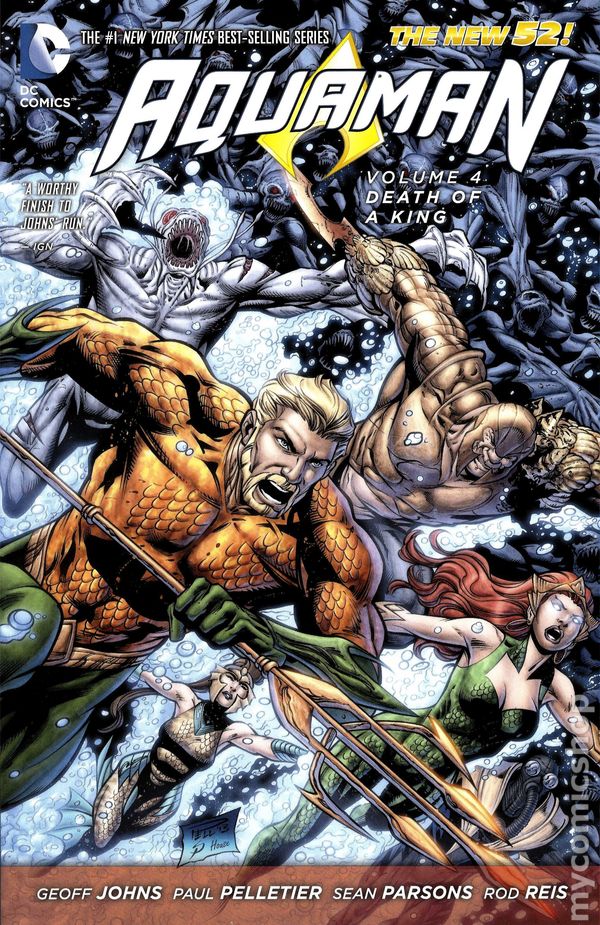 Aquaman Hardcover Volume 04 Death Of A King (New 52)