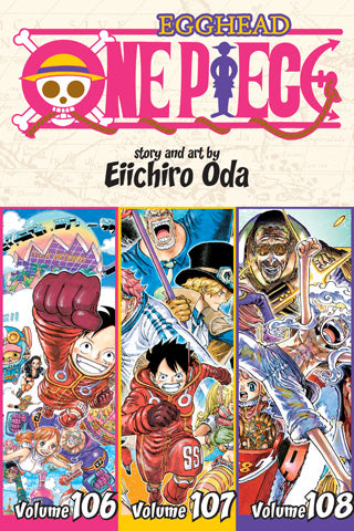 One Piece 3 in 1 TPB Volume 36 Egghead Volume 106-107-108