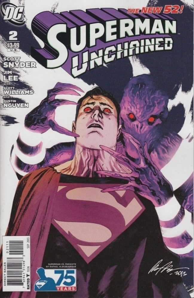 Superman Unchained #2 Variant (1:25) Rafael Albuquerque Edition [Signed by Scott Snyder]