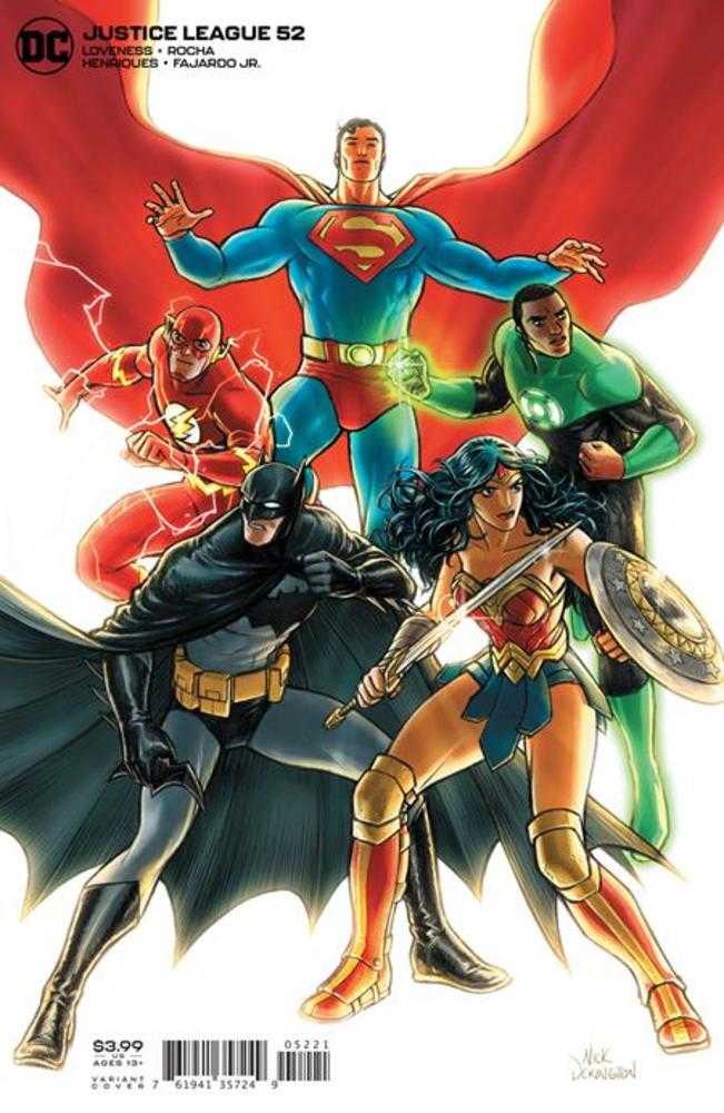 Justice League (2018) #52 Nick Derington Variant Edition