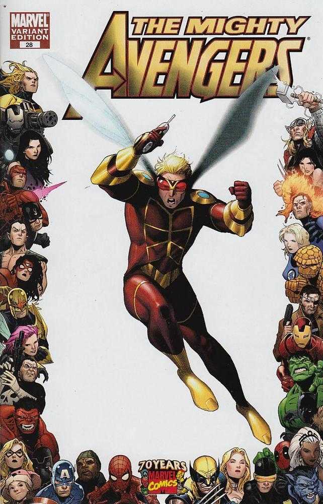 Mighty Avengers (2007) #28 Variant (1:10) 70th Frame Edition <BINS>