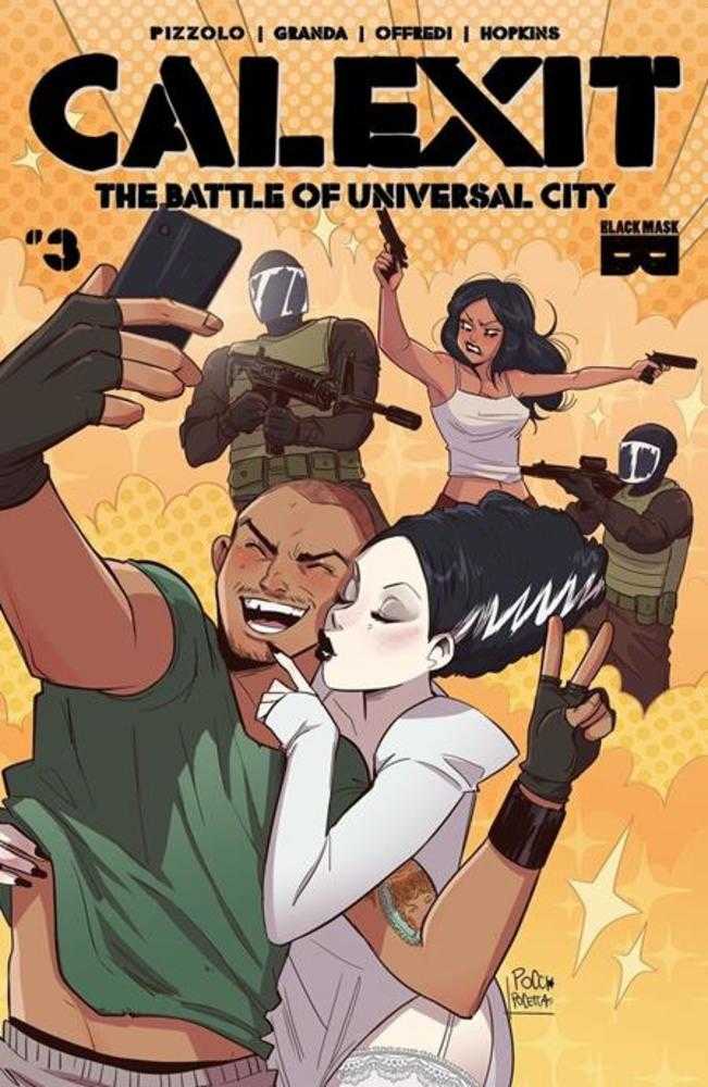 Calexit The Battle Of Universal City #3 (Of 3) Cover B (1:3) Elisa Pocetta Variant (Mature)