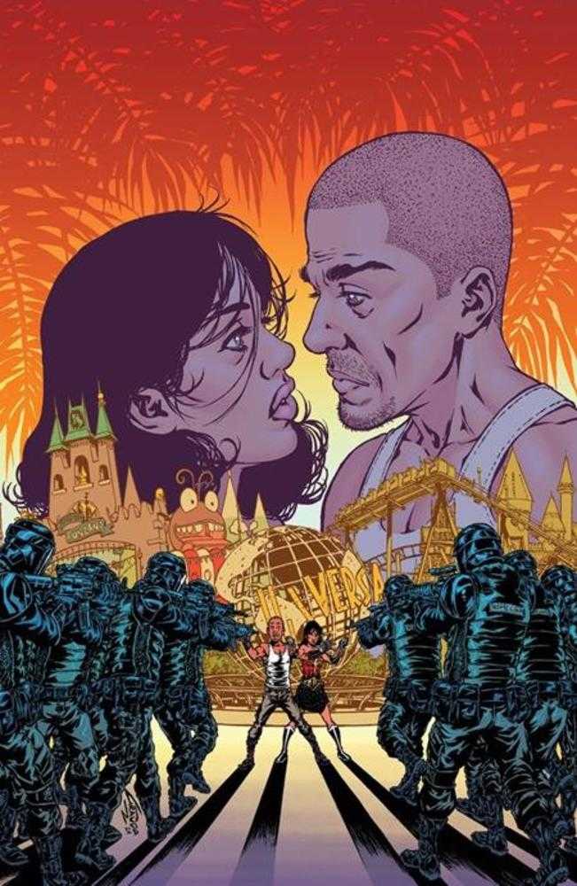 Calexit The Battle Of Universal City #3 (Of 3) Cover C (1:5) C Granda Virgin Edition Variant (Mature)