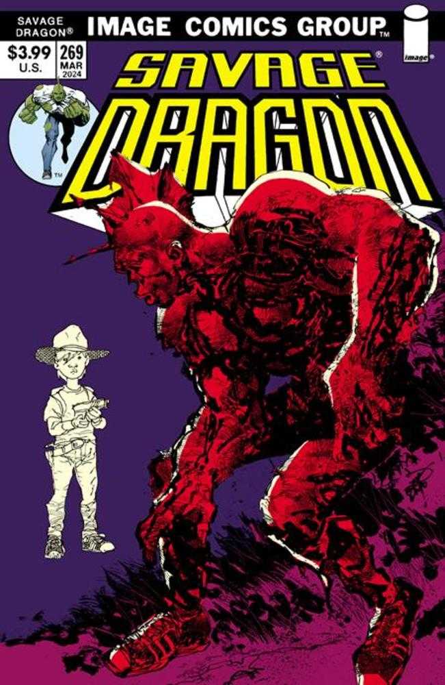 Savage Dragon #269 Cover D Erik Larsen TWD 20th Anniversary Team Up 70s Trade Dress Variant (Mature)