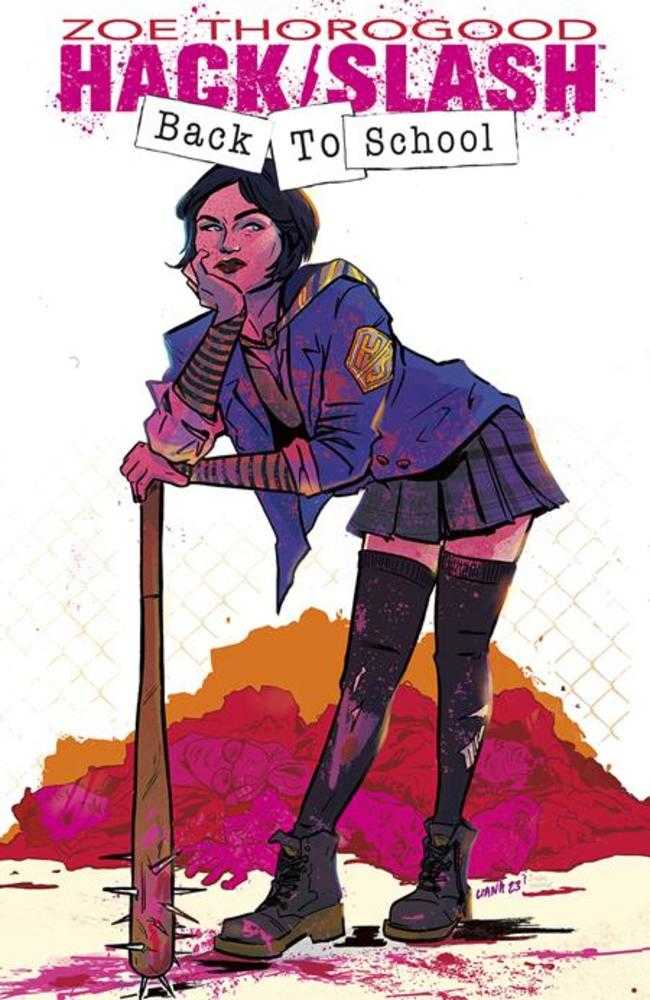 Hack Slash Back To School #4 (Of 4) Cover B Liana Kangas Variant