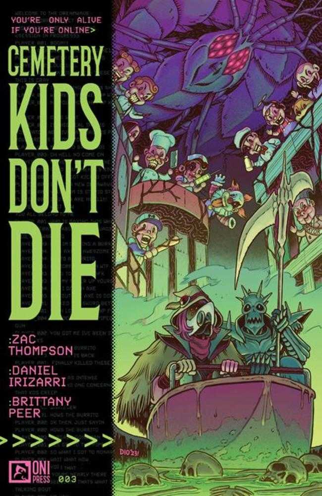 Cemetery Kids Don't Die #3 (Of 4) Cover A Daniel Irizarri <YS44>