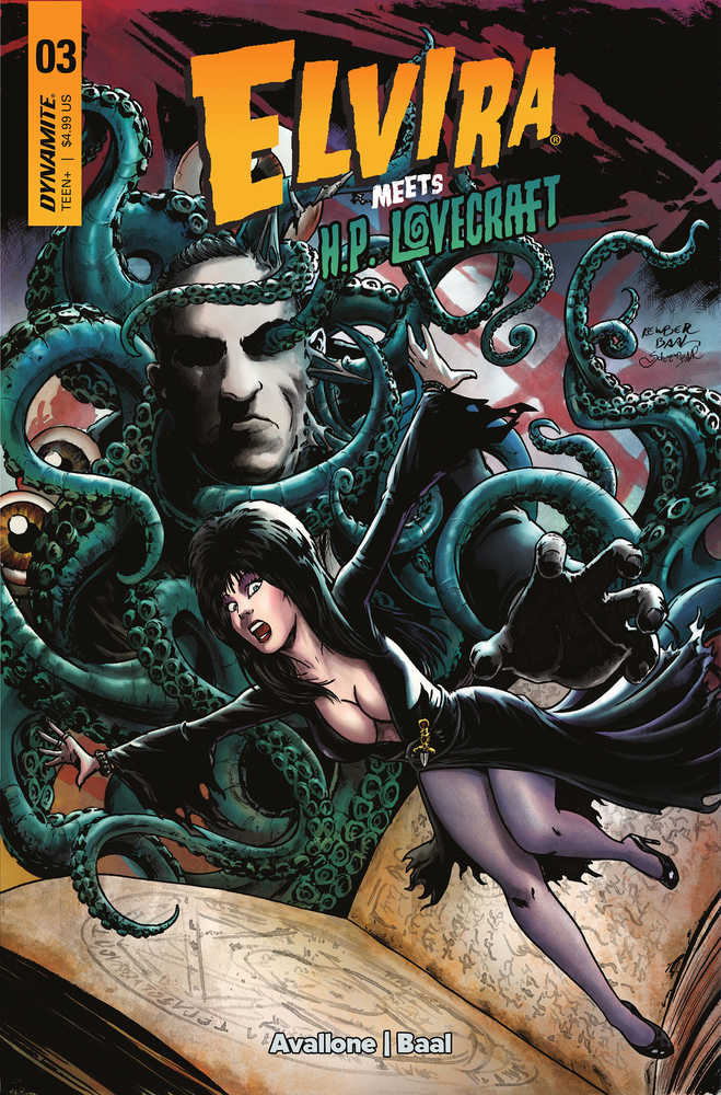 Elvira Meets HP Lovecraft #3 Cover B Baal