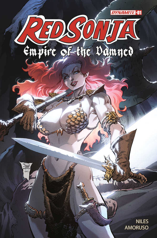 Red Sonja Empire Damned #1 Cover I 1:7 Tan Original Variant Edition