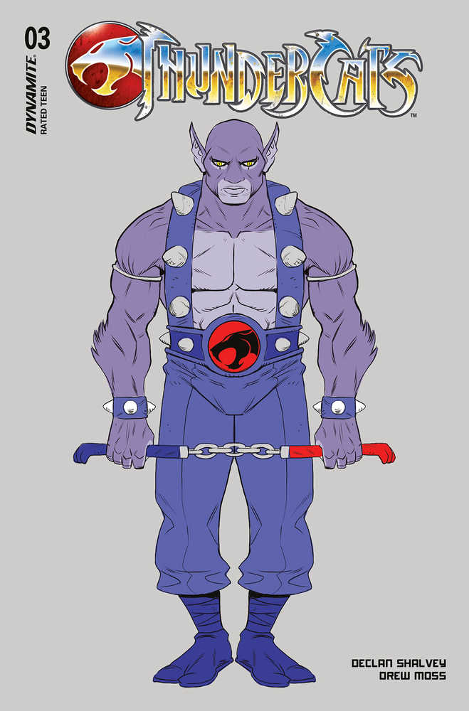 Thundercats (2024) #3 Cover K (1:10) Moss Panthro Character Design Variant Edition