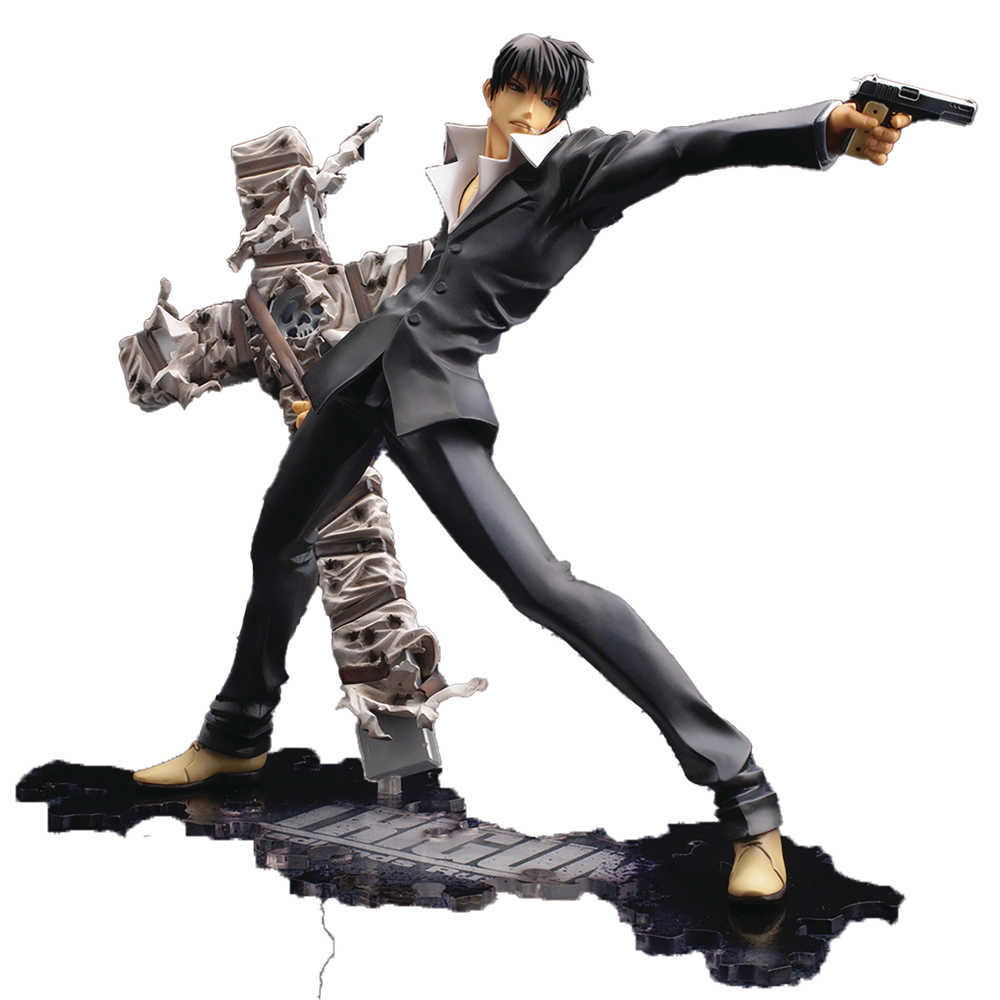 Trigun Badlands Rumble Wolfwood Renewal Pkg Artfx J Statue (