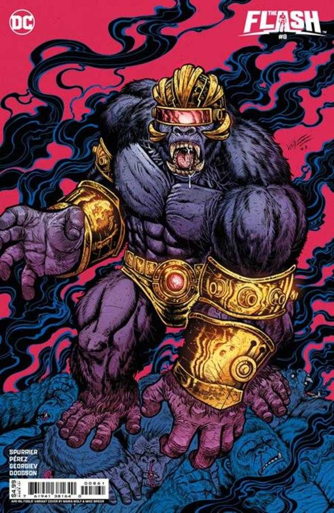 Flash (2023) #8 Cover D Maria Wolf April Fools Gorilla Grodd Card Stock Variant