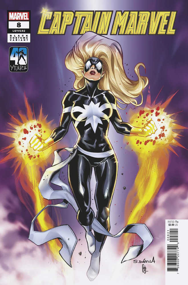 Captain Marvel (2023) #8 Sergio Davila Black Costume Variant