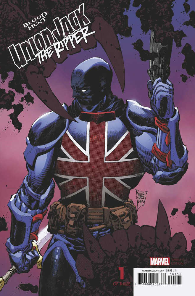 Union Jack The Ripper Blood Hunt #1 Philip Tan Variant [Blood Hunt]