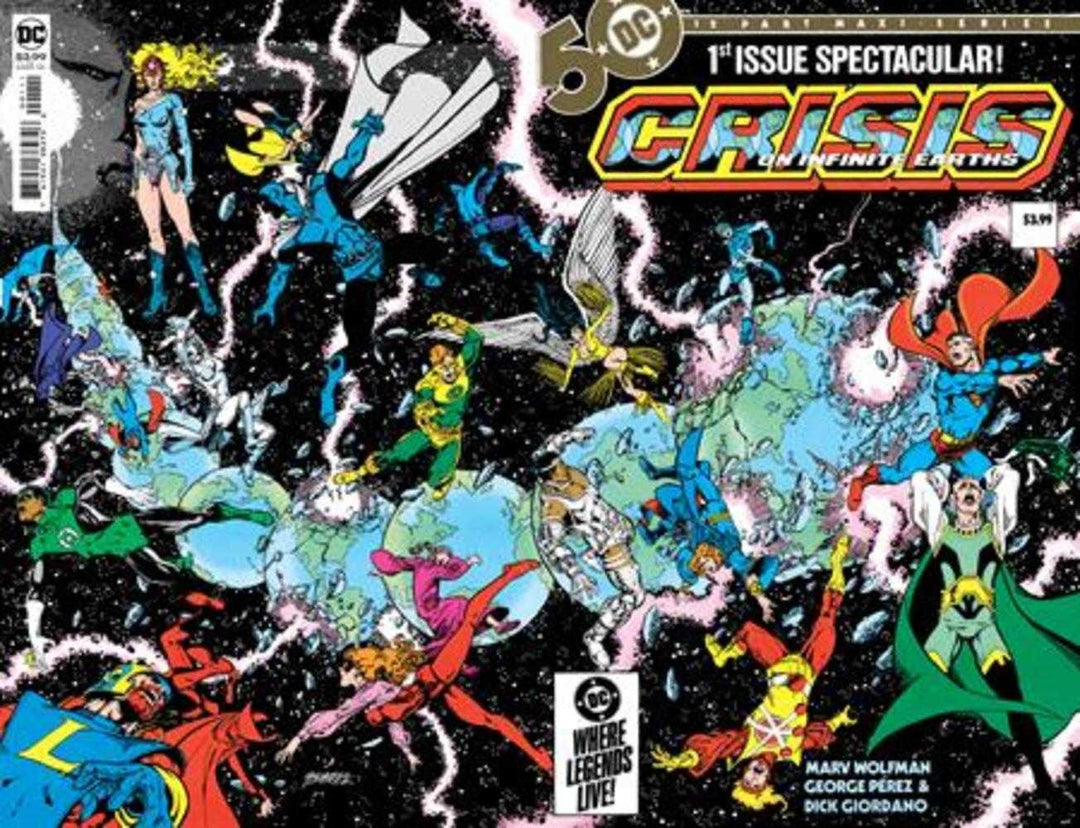 Crisis On Infinite Earths #1 (Of 12) Facsimile Edition Cover A George Perez Wraparound