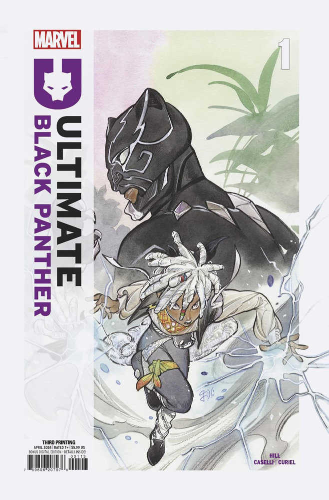 Ultimate Black Panther (2024) #1 Variant (3rd Printing) Peach Momoko Edition