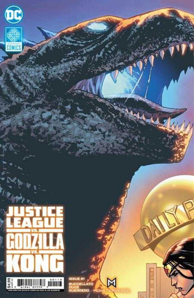 Justice League vs Godzilla vs Kong #1 Variant (Final Printing)