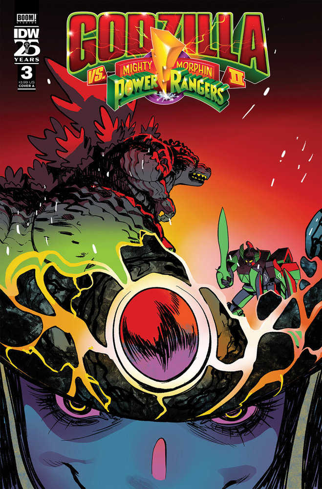 Godzilla vs The Mighty Morphin Power Rangers II #3 Cover A (Rivas)