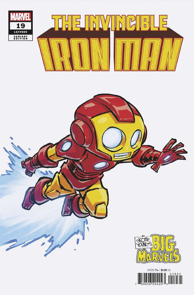 Invincible Iron Man (2023) #19 Skottie Young's Big Marvel Variant