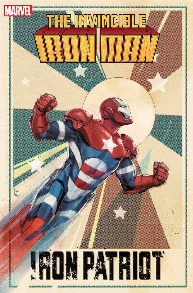 Invincible Iron Man (2023) #19 Rod Reis Iron Patriot Variant