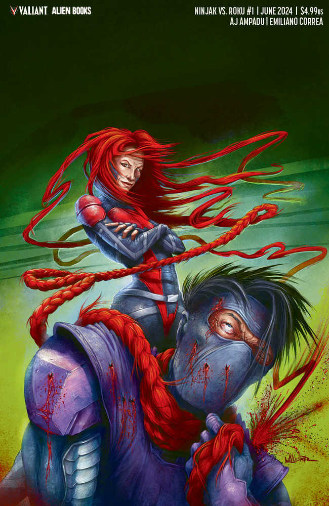 Ninjak vs Roku #1 (Of 4) Cover D Willsmer Virgin