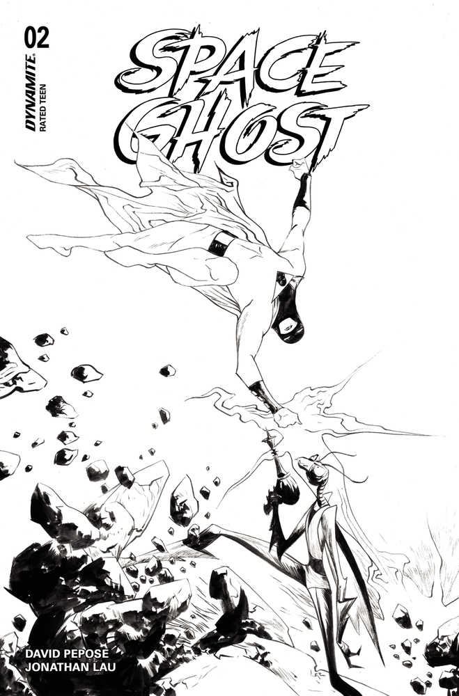 Space Ghost (2024) #2 Cover N (1:20) Lee Line Art Variant Edition
