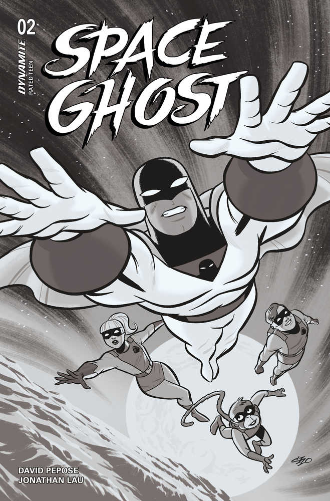 Space Ghost (2024) #2 Cover O (1:20) Cho Black & White Variant Edition
